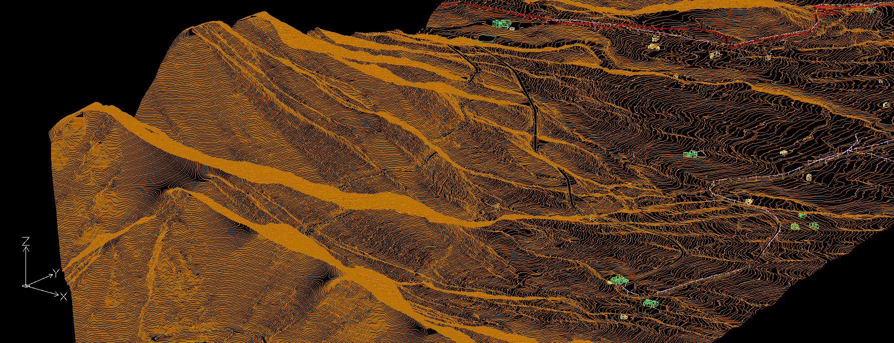 Model terenu na podstawie skanningu laserowego