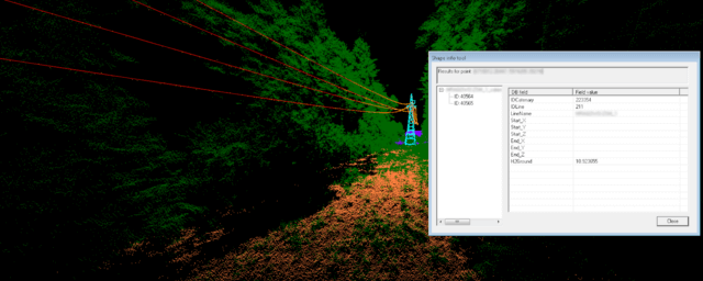 Automatic analysis of power line conductor distances from the ground and roads