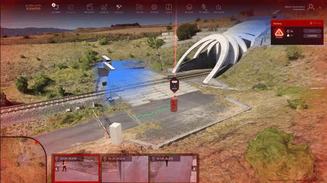 Stały monitoring terenów kolejowych