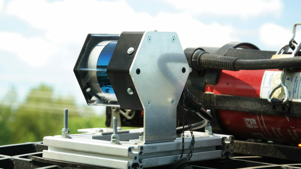 E cutter closeup